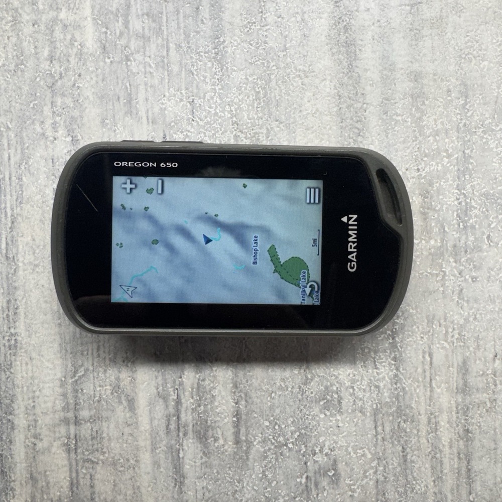 Garmin Oregon 650 Handheld GPS Unit With Topo Maps And 4gb SD Card